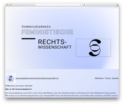 Twenty Twenty-Four theme WordPress free - sommerakademie-femrewi.de