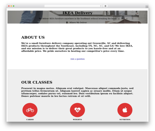 Vantage free WP theme - furnitureupstate.com