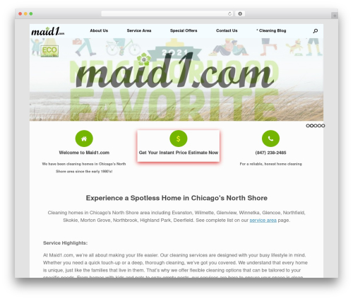 Vantage Premium premium WordPress theme - maid1.com