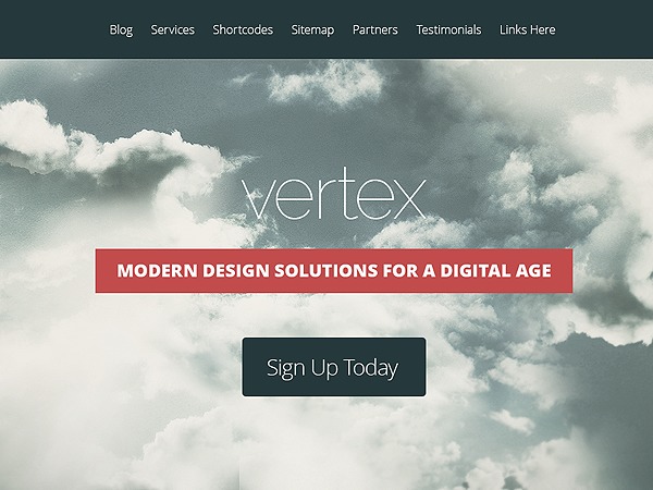 Vertex free WordPress theme by Elegant Themes