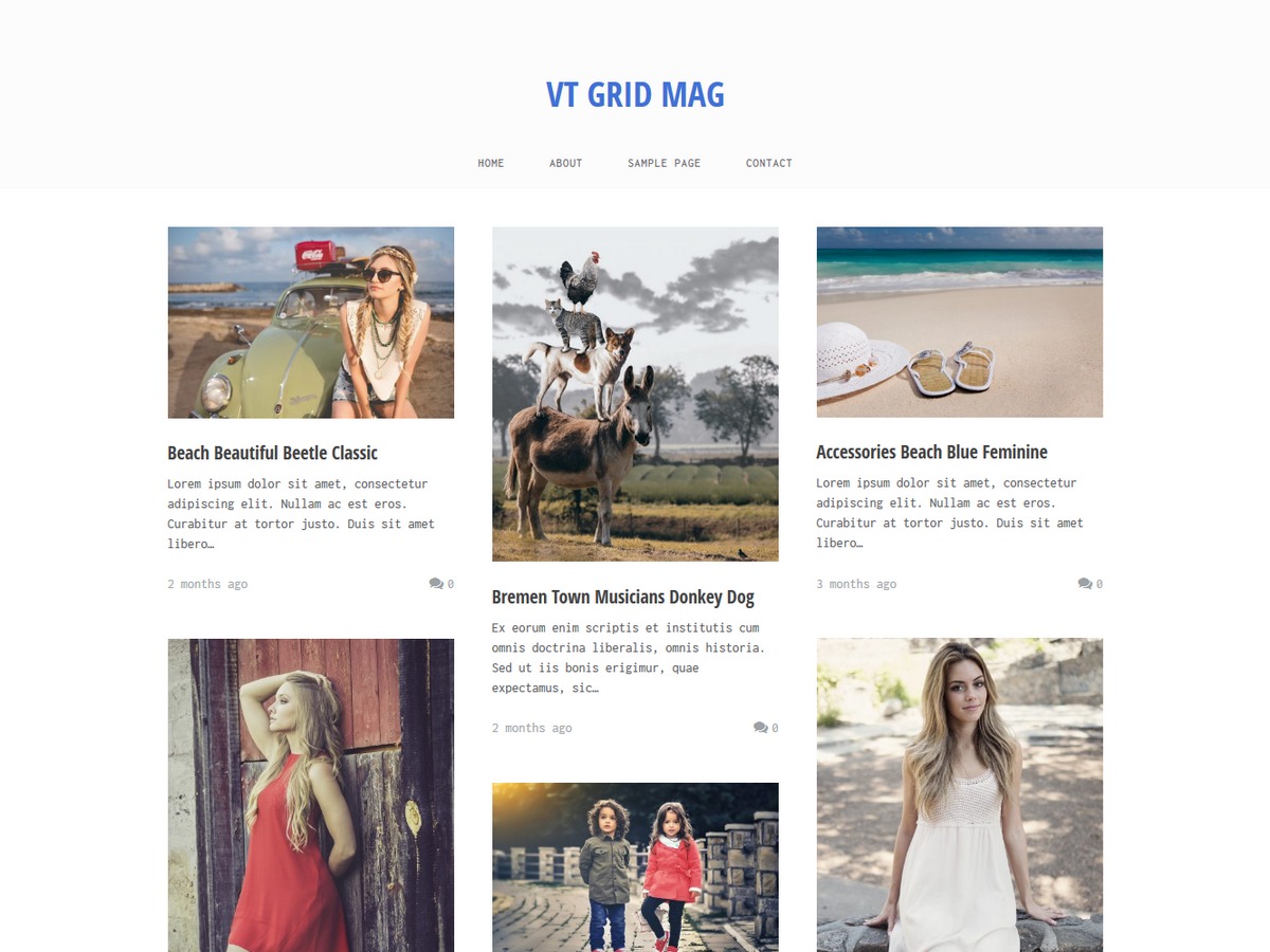 VT Grid Mag WordPress theme free download