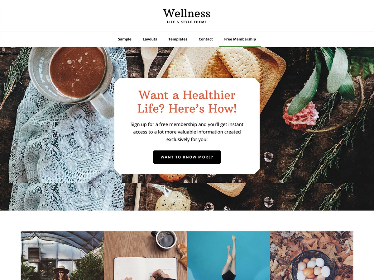 Wellness Pro WordPress theme by StudioPress