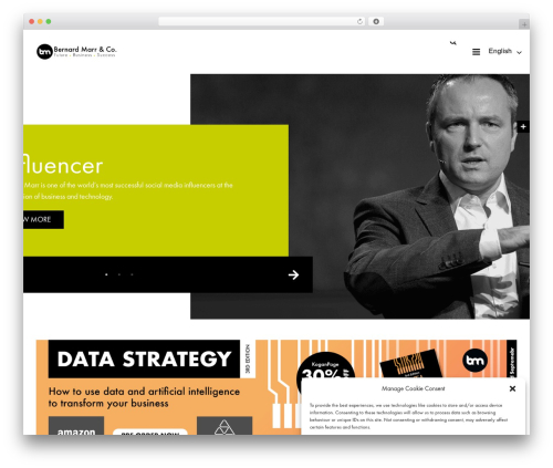 WordPress theme Avada - bernardmarr.com