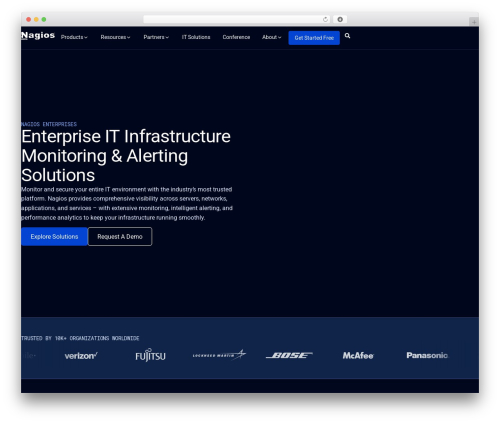 WordPress theme Hello Elementor - nagios.com