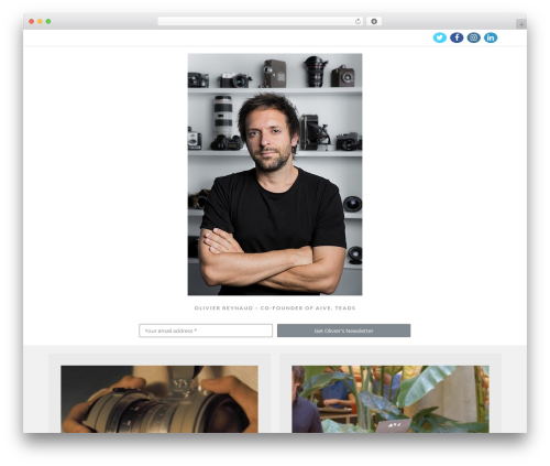 WordPress theme OceanWP - olivierreynaud.com