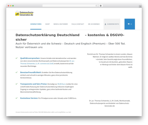 WP Rocket (wp-rocket) WordPress plugin - datenschutz-generator.de