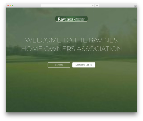WordPress theme Avada Child - theravines.net