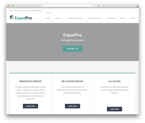 WordPress theme Avada - expatpro.nl