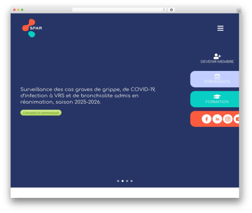 WordPress theme Avada - sfar.org