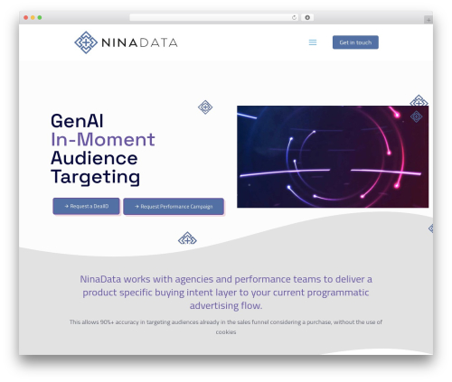 WordPress theme Betheme - ninadata.io