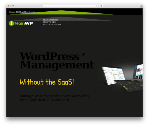 WordPress theme Bricks - mainwp.com