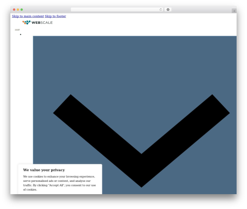 WordPress theme Bricks - webscale.com