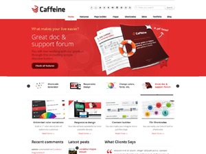 WordPress theme Caffeine by Muffin group