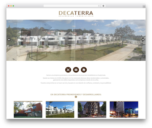 WordPress theme Decaterra - decaterra.net