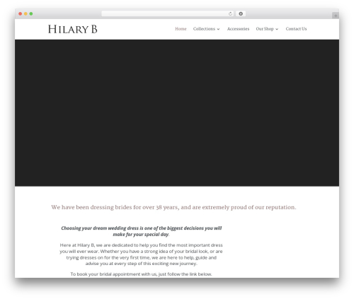 WordPress theme Divi - hilaryb.co.uk