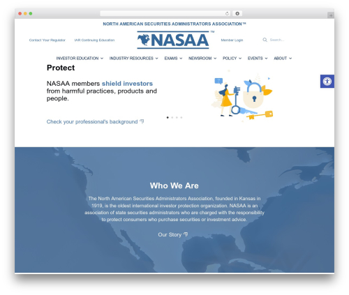 WordPress theme Divi - nasaa.org