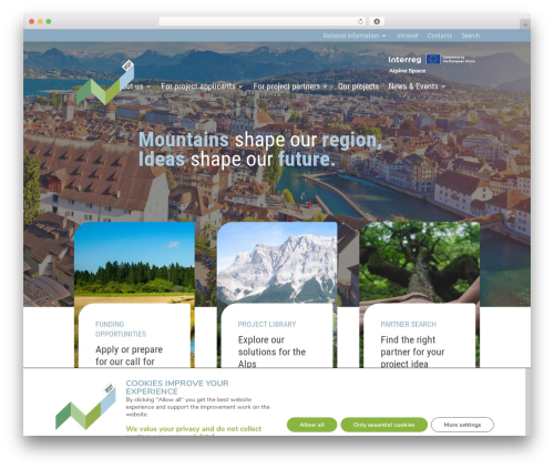 WordPress theme Divi - alpine-space.eu