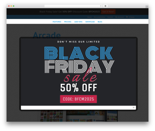 WordPress theme Divi - myarcadeplugin.com