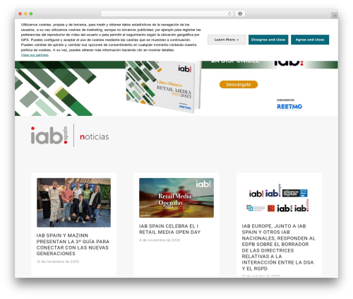 WordPress theme Enfold - iabspain.es