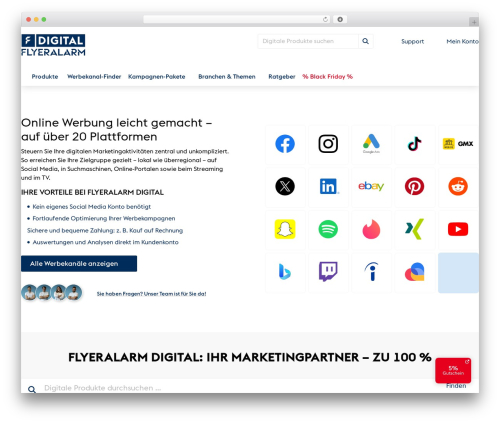 WordPress theme Enfold - flyeralarm.digital