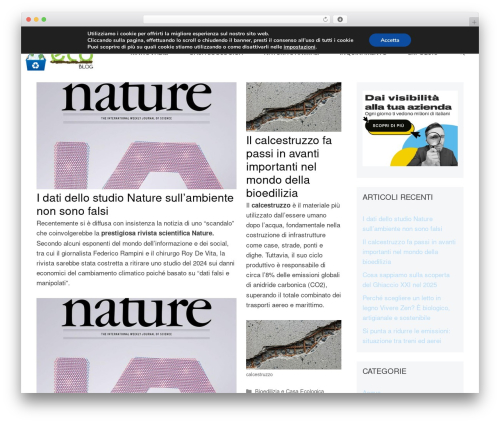WordPress theme GeneratePress - mondoecoblog.com