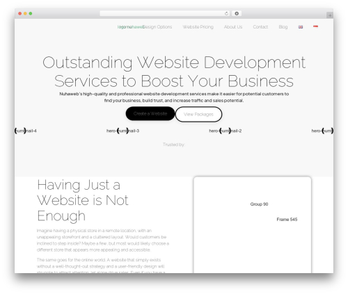 WordPress theme Hello Elementor - nuhaweb.com