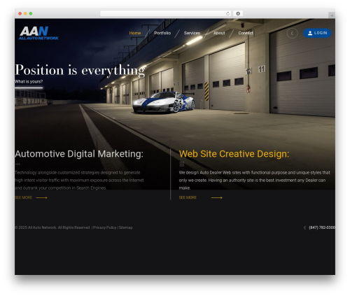 WordPress theme Hello Elementor - allautonetwork.com