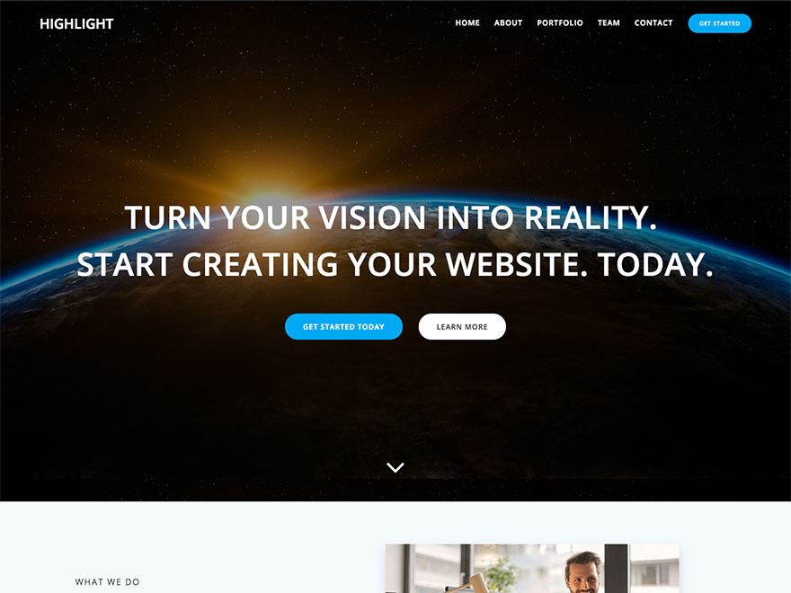 WordPress theme Highlight