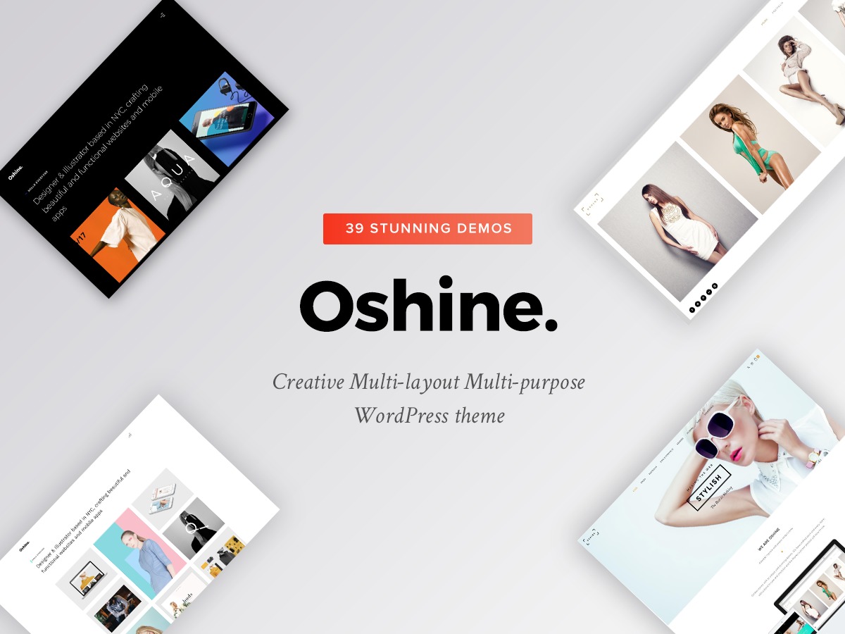 WordPress theme Oshin
