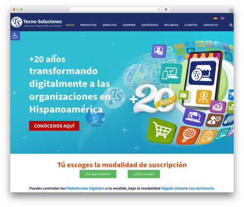 WordPress theme Tecno Soluciones - tecnosoluciones.com