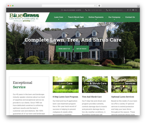 WordPress theme The Landscaper - bglawnservice.com
