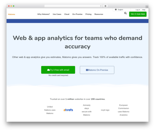 Eementor PRO (elementor-pro) WordPress plugin - matomo.org