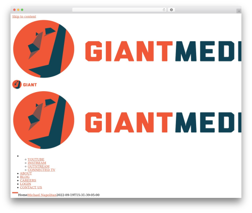WordPress website theme Avada - giantmedia.com
