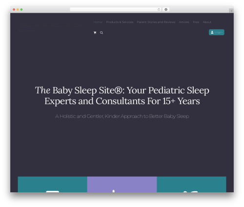 WordPress website theme GeneratePress - babysleepsite.com