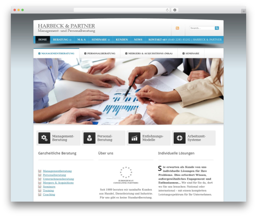 WP theme TopBusiness - harbeckconsult.com