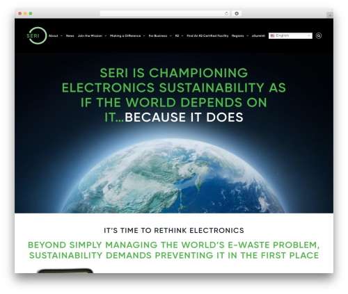 WP theme Avada - sustainableelectronics.org