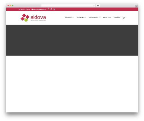 WP theme Divi - aidova.fr