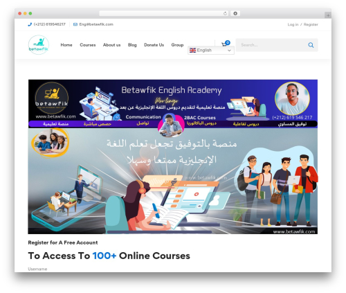 WP theme Edumall - betawfik.com
