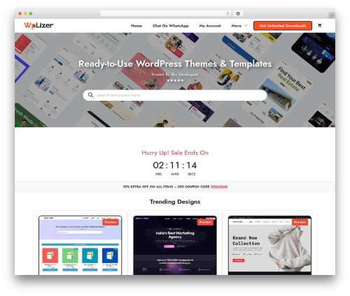 WP theme GeneratePress - wplizer.com