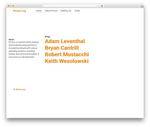 WP theme Hello Elementor - dtrace.org WP theme Hello Elementor - dtrace.org