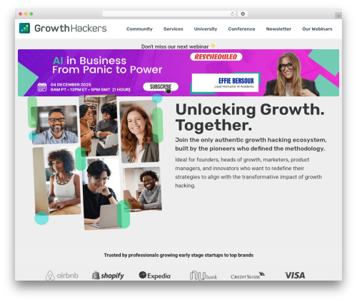 WP theme Hello Elementor - growthhackers.com