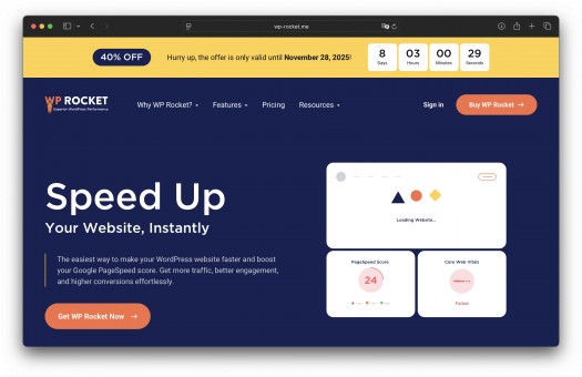 WP Rocket Black Friday 2025