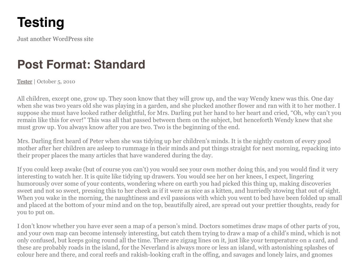 Writer best free WordPress theme