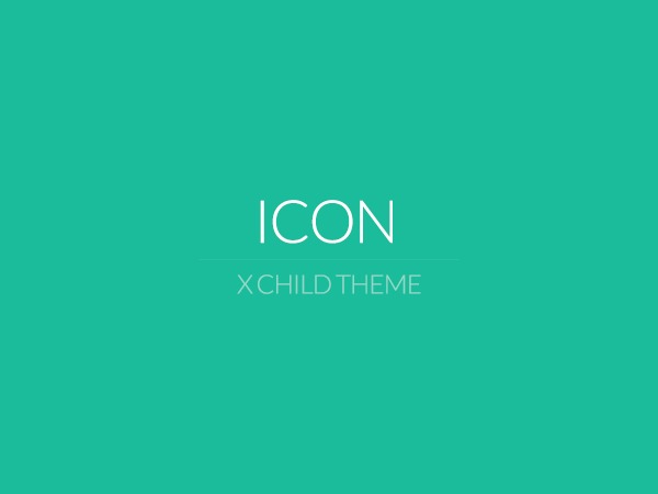 X - Child Theme: Icon WordPress theme by Themeco