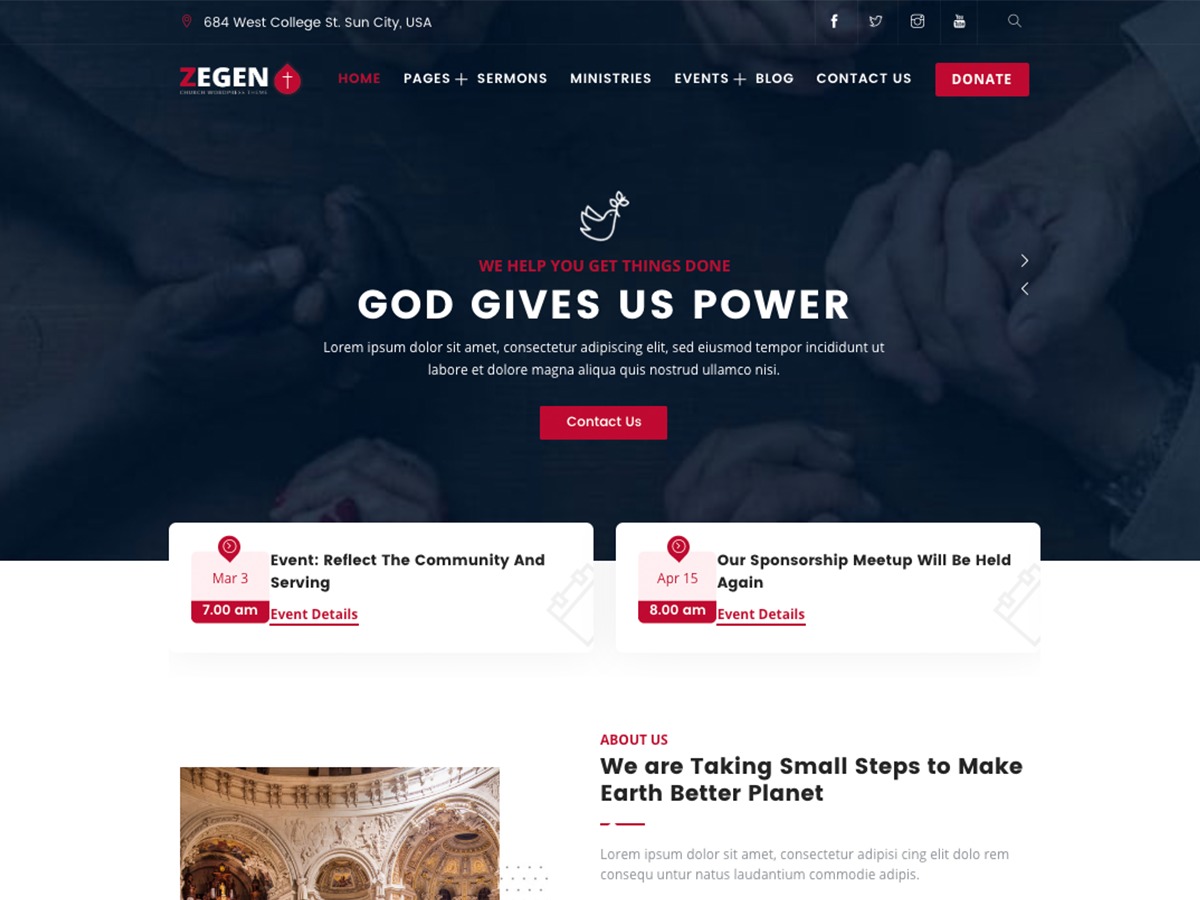 Zegen Child best WordPress theme
