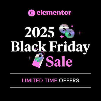 Elementor Black Friday 2025